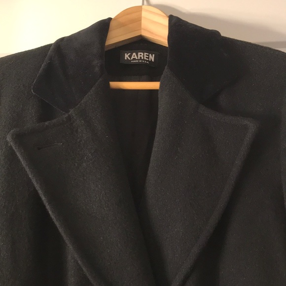 Black Wool peacoat - Picture 2 of 7
